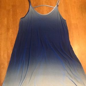 Ombre blue dress size small